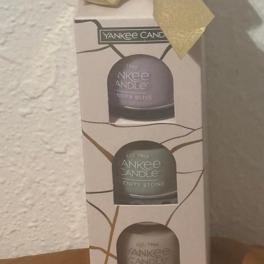 Yankee candle 3 candle set